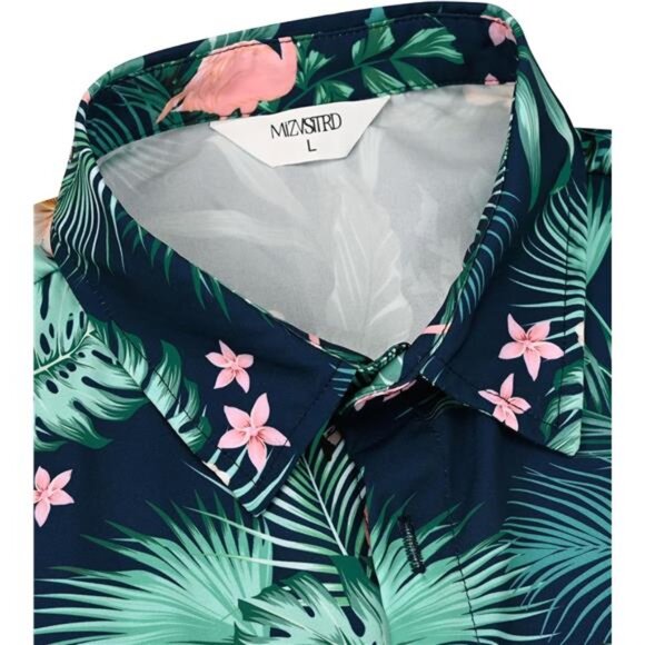 Hawaiian Shirt Beach Shirts Summer Button Down Short Sleeve Tropical for Men - Picture 4 of 6